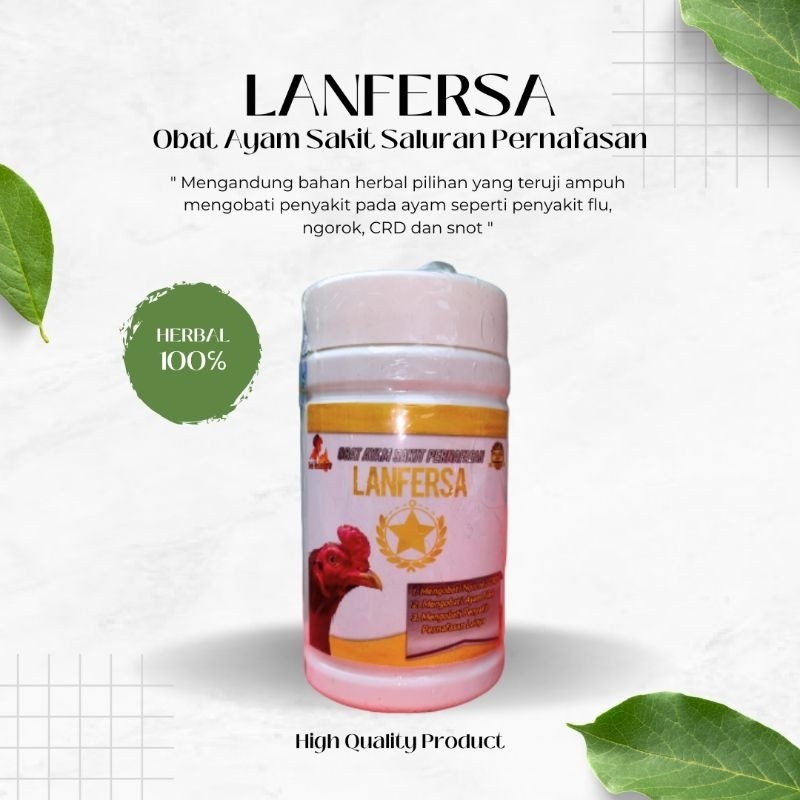 Dopping Ayam Jago Ampuh Manjur Obat Ngorok LANFERSA Mengobati Penyakit Flu SNOT Crd dan paling