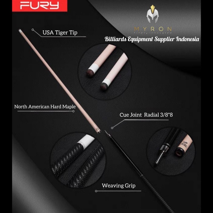 Stick Billiard Fury CW Series~Stick Fury CW-3&CW-4 CO