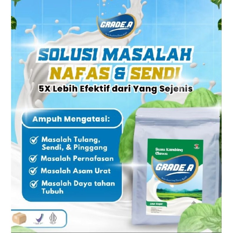 

Susu Kambing Etawa Low Sugar 1 kg Grade A Solusi Masalah Sesak Nafas, Asma, Flek Paru Paru, Osteoporosis & Persedian