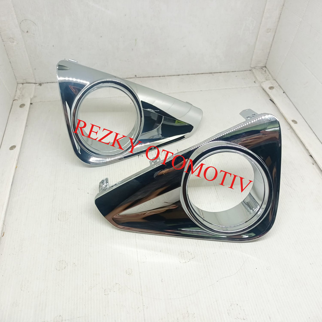 CALYA 2016 2018 GARNISH FOGLAMP RING TOYOTA CALYA CHROME / COVER LAMPU KABUT