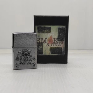 Zippo 49293 Card Skull Emblem Original