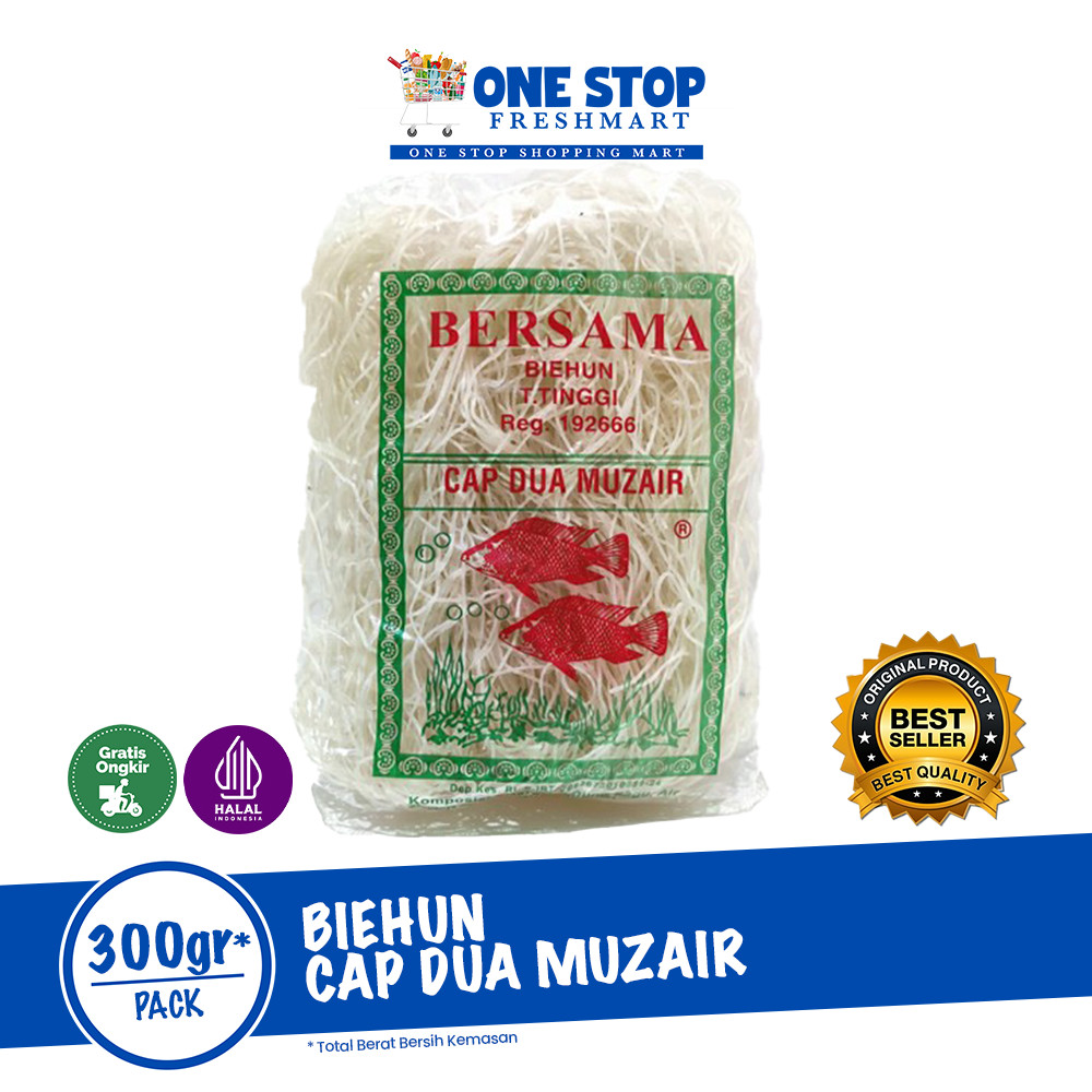 

BIHUN CAP IKAN MUJAIR / BIHUN MUJAIR 300GR