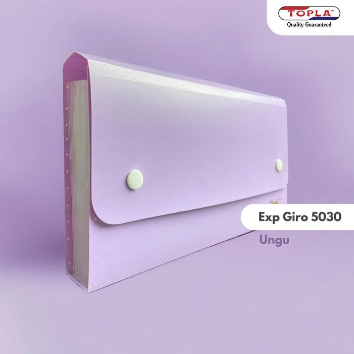 

ANDMA Map Giro Kancing / Map Giro A6 Topla / Map Ujian F4 / Expanding A6 F4 / Expanding Giro / Expanding Folio / Map Harmonika Giro / A6 / F4/ / Topla - Ungu, Kecil (A6)