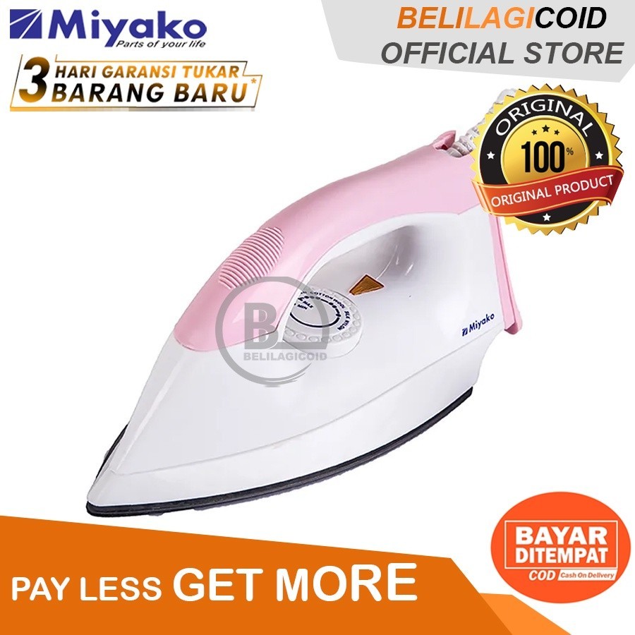 (ORI) Miyako Setrika EI 1000 M / Setrika Murah Miyako EI-1000M / Setrika Miyako ORIGINAL EI1000M