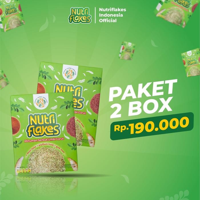 

Sereal Nutriflakes paket 2 box dengan Granola Susu - 2 box