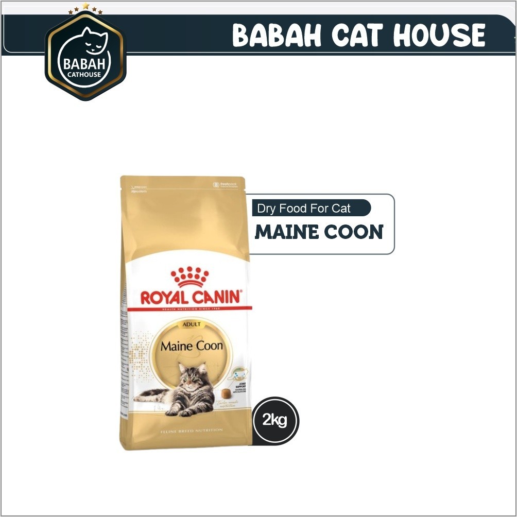 2kg ROYAL CANIN ADULT MAINECOON cat food makanan kucing rc main coon untuk dewasa ras besar bulu pan