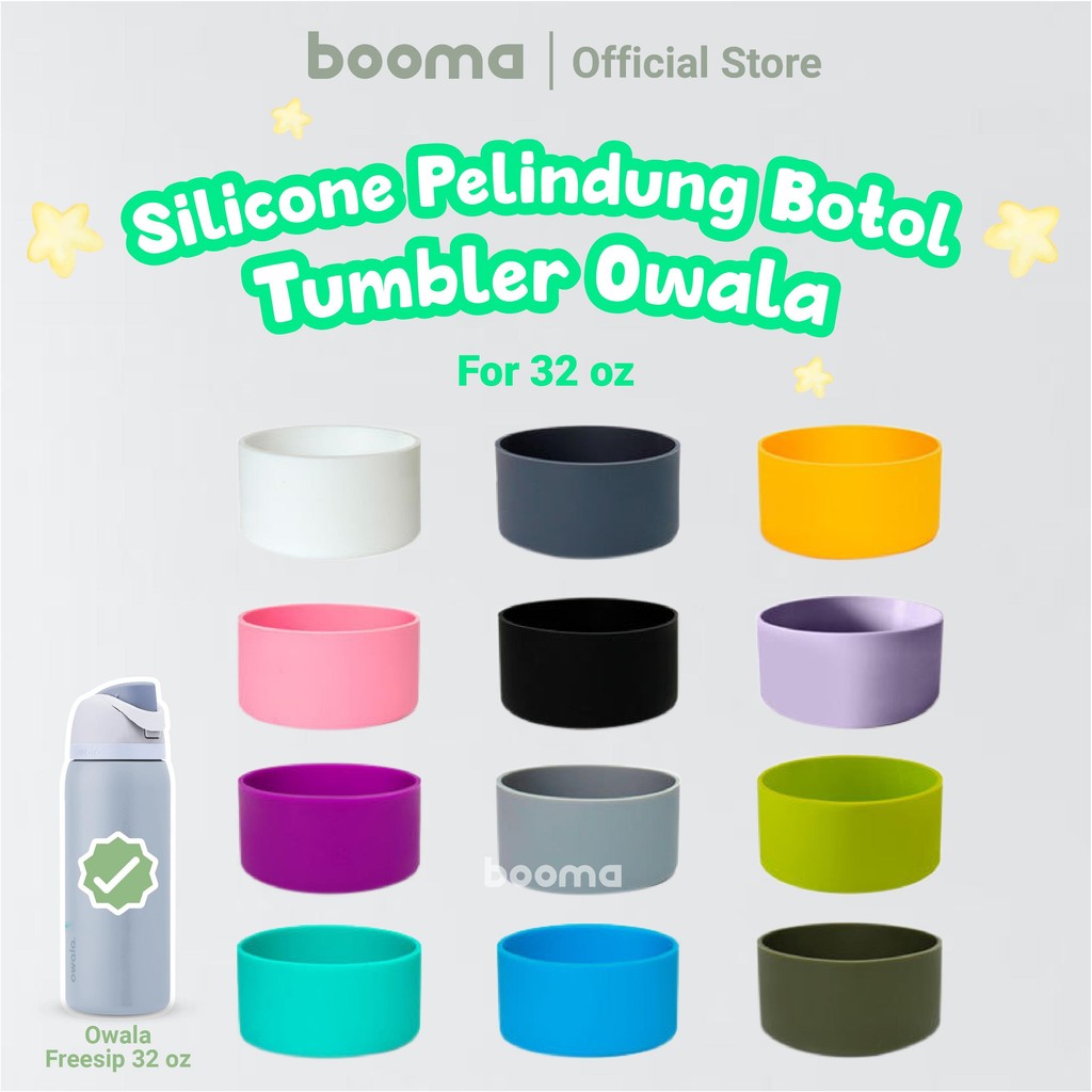 Pelindung Silicone Botol Minum Tumbler Owala 32oz / Karet Silikon Anti Slip Tumbler Protection Boots