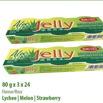 

Agar Jelly Pudding Wong Coco Aloe Vera Jelly 3 Mix 240 Gr