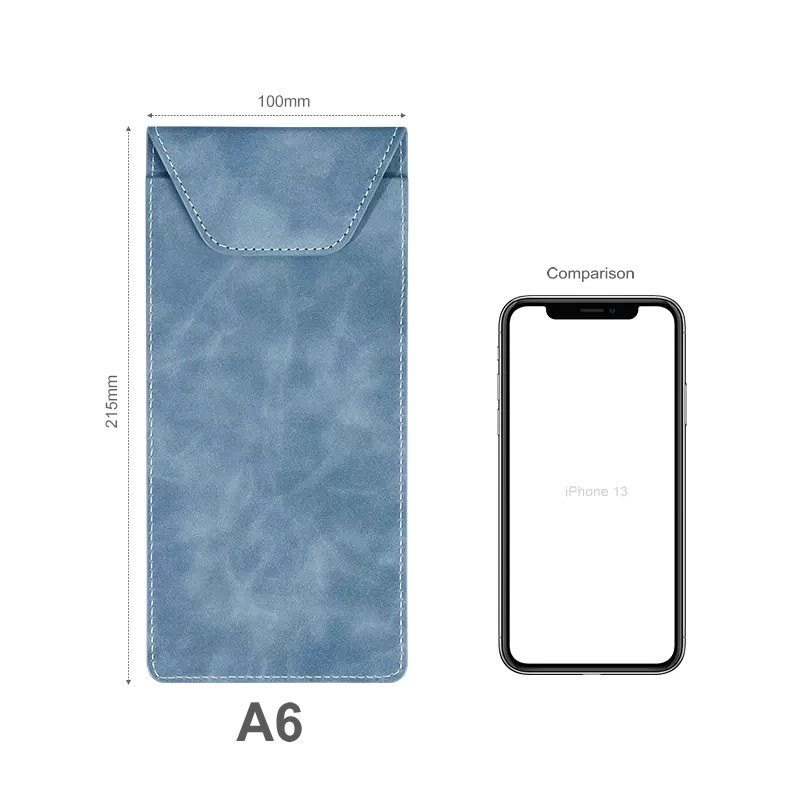 

Restaurant Menu Clipboard A6 Writing Pad Quality PU Leather Magnet Clipboard Custom LOGO Personalized Mini Paper Tablet A6