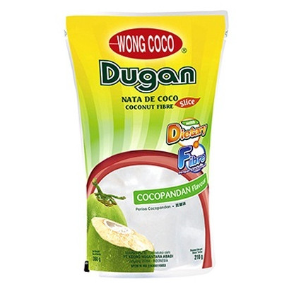 

Toping Minuman Wong Coco Nata De Coco Dugan Cocopandan Pouch 360 Gr