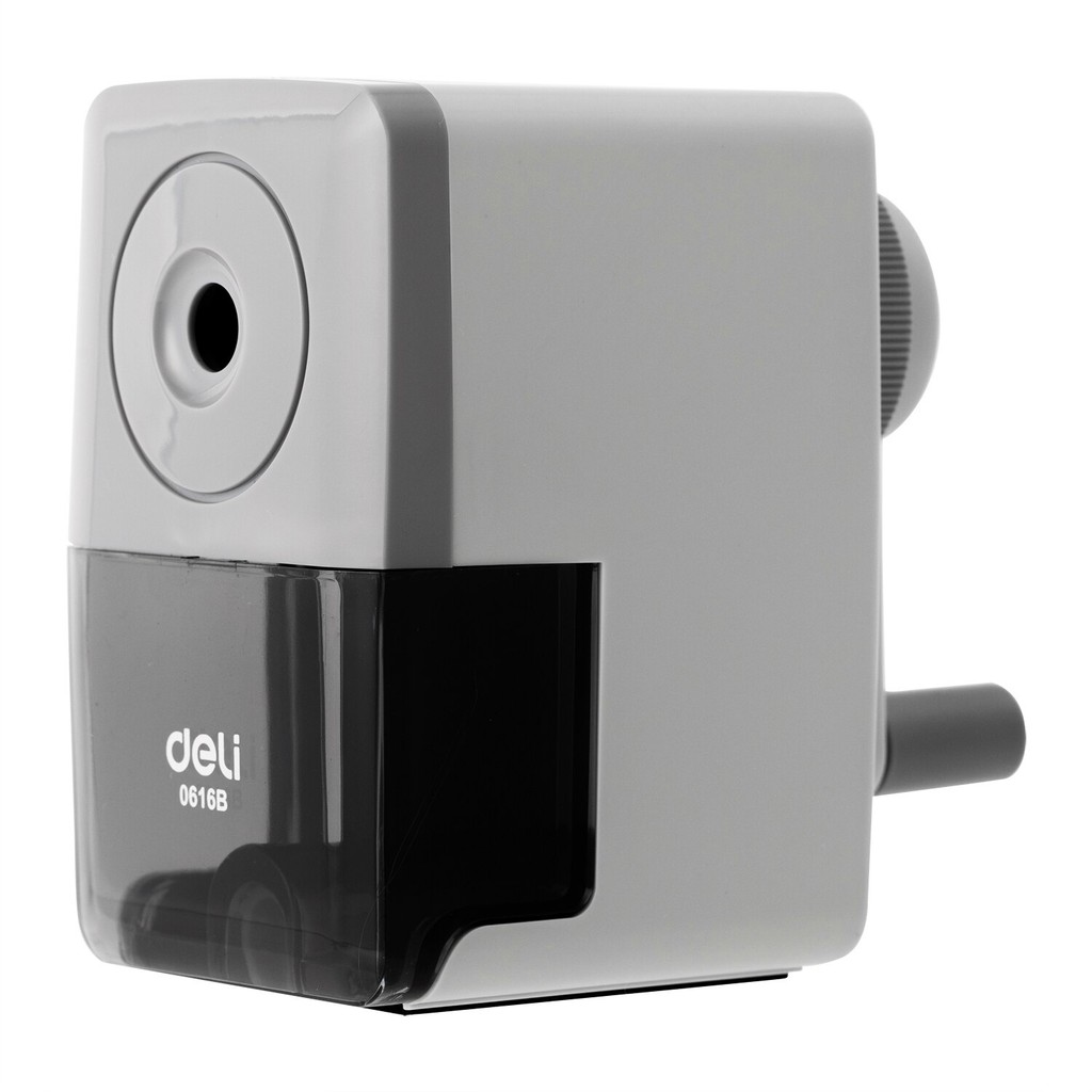 

Deli Rotary Pencil Sharpener Machine Pencil Cutter Office Stationery School Hand Crank Pencil Sharpener 1pcs Random Color