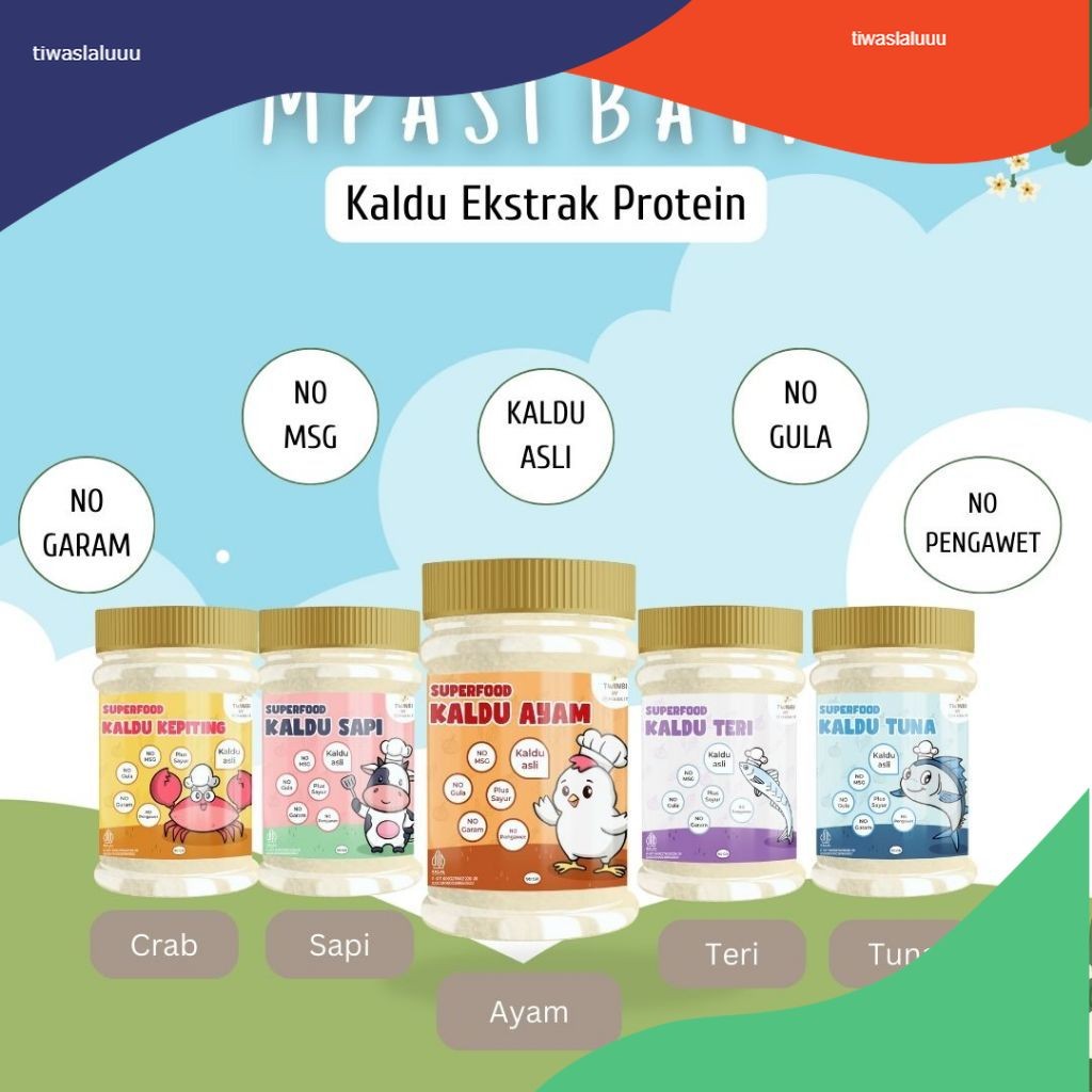 

Kaldu Ikan Tuna Murni MPASI Bayi Kaldu Asli Pure Superfood Bayi Anak BB Booster - No MSG - No Gula - No Garam - Tambahan Sayur - Twinbi by