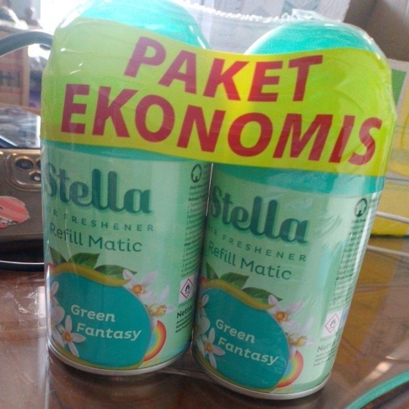 Stella matic Refill paket isi 2 x160 /pengharum ruangan/paket isi 1