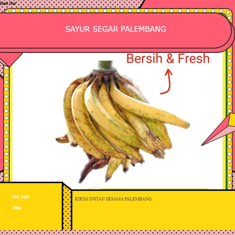 

Pisang Tanduk - Fresh