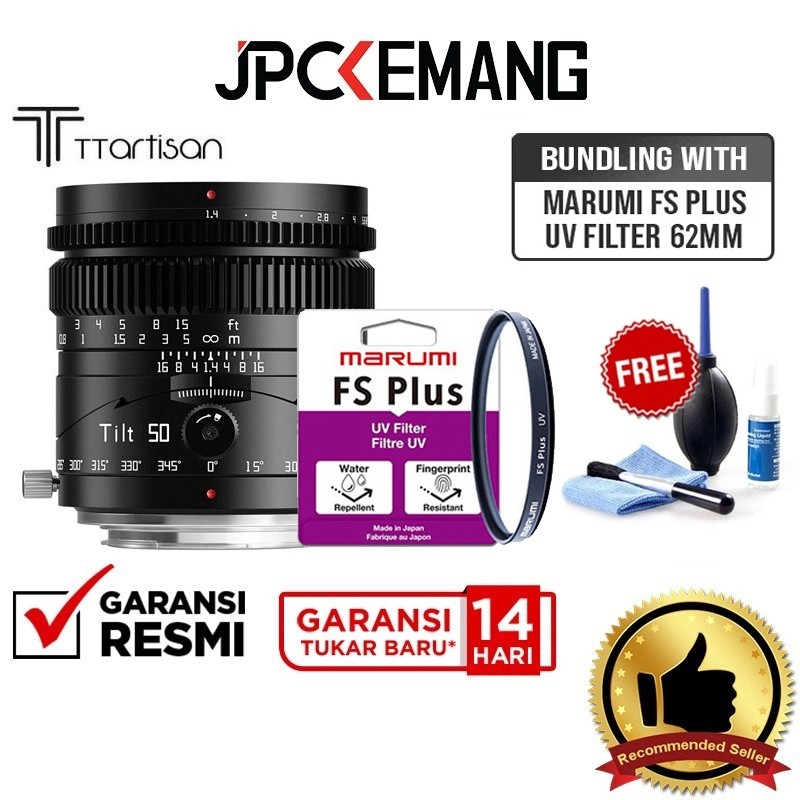TTArtisan Tilt 50mm f1.4 Nikon Z TTArtisans 50 mm f/1.4 Nikon  Resmi Co