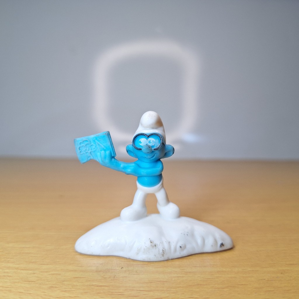 Figure Smurfs The Lost Village - Brainy Smurf MCD, Happy Meal