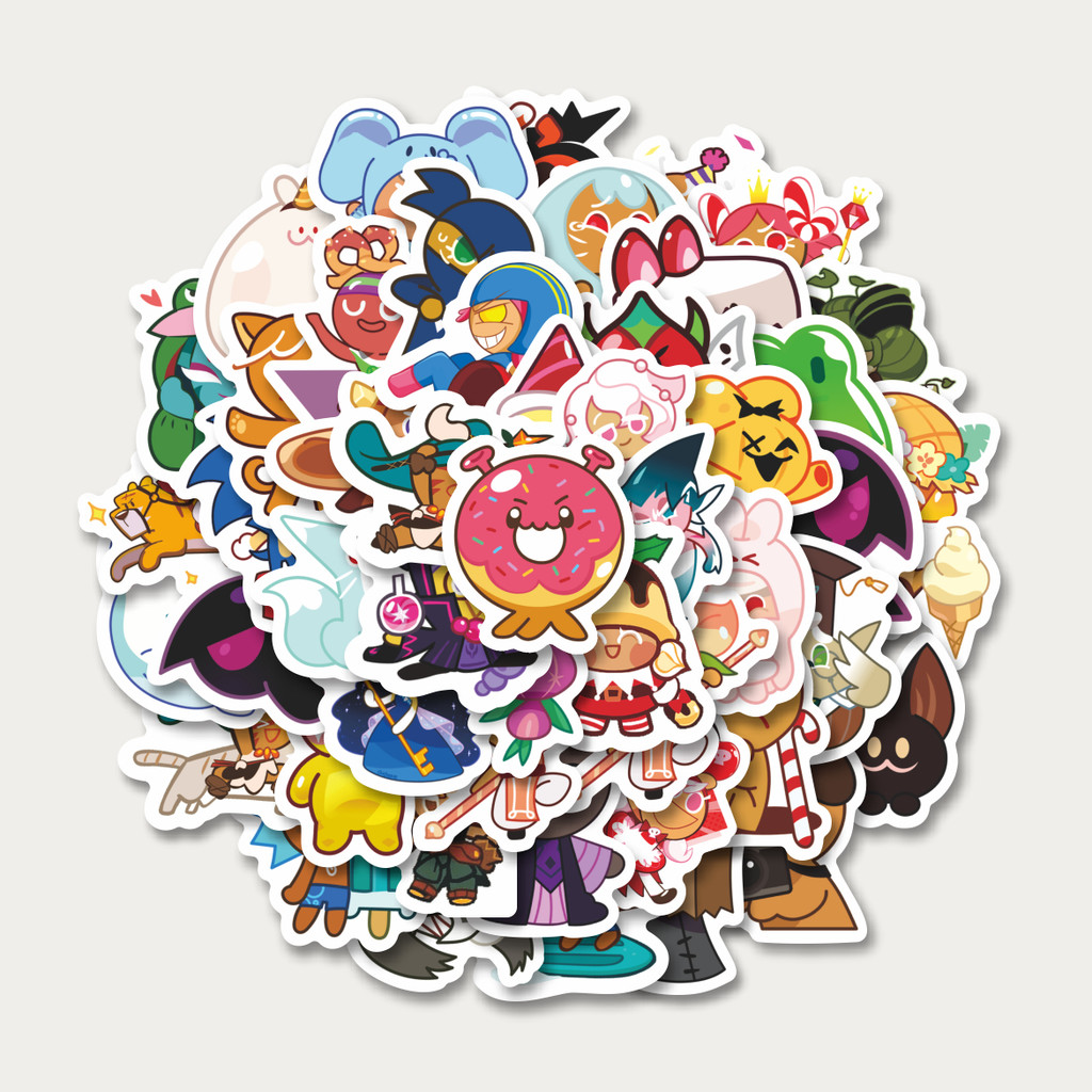 

Sticker Pack Stiker Kartun Cookie Run Stiker | Sticker TUMBLR | Stiker LAPTOP KOPER HELM