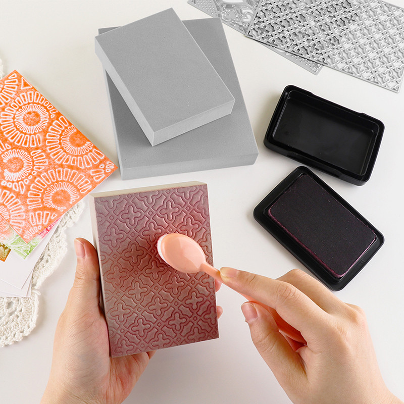 

Reusable Stamping Foam To Create Reverse Stamped Background Blending Foams Tool For Scrapbooking Craft Card Front Making 2 Sizes