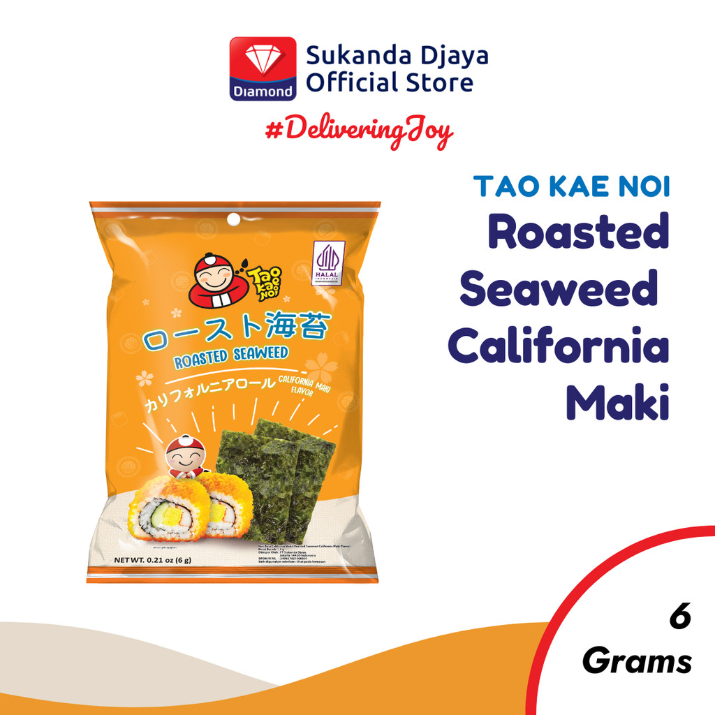 

Tao Kae Noi Rumput Laut Roasted Seaweed California Maki 6 gr
