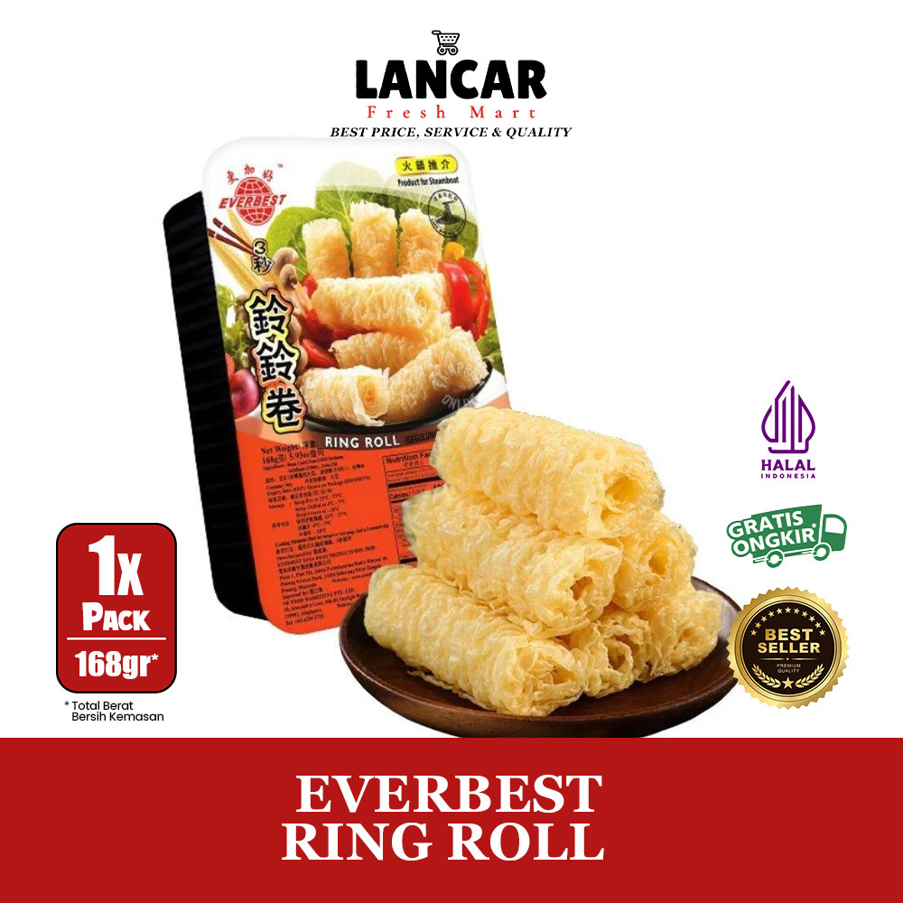 

EVERBEST RING ROLL 168GR / KULIT TAHU / GEGULUNGAN SOYA