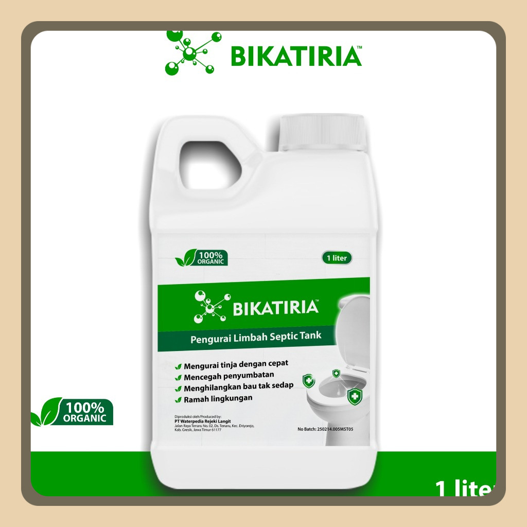 BIKATIRIA BAKTERI PENGURAI TINJA SEPTIC TANK BWST-05 Bakteri Pengurai Limbah Septic Tank