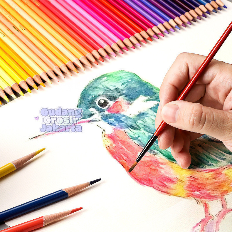

RB OBOS Oil Pencil Color Pensil Warna Minyak 48/72 Pencil Color Set High Grade Oil Pencil