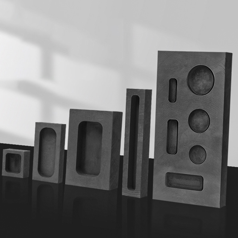 

Graphite Ingot Mould Crucible Mould for Casting Gold Silver Metal Aluminum Copper Brass Melting Refining