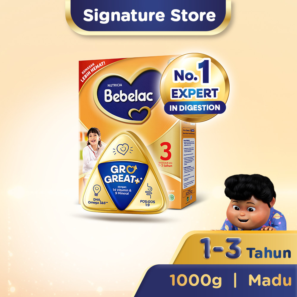 

Bebelac 3 Madu Susu Pertumbuhan Bubuk 1000 gr
