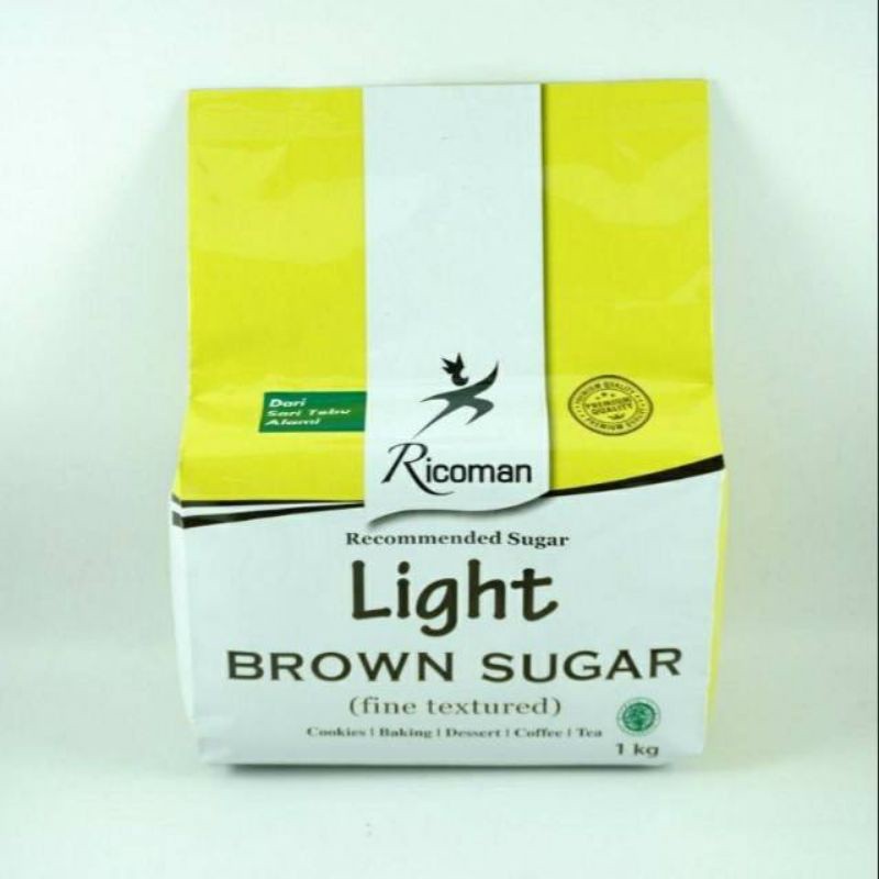 

Ricoman Light Brown Sugar 1 Kg