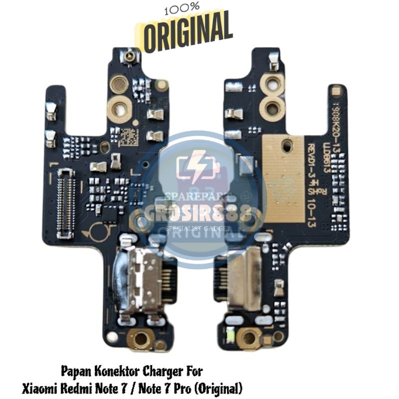 Original Ada ic - Flexible Konektor Charger Xiaomi Redmi Note 7 Papan Con Cas Xiaomi Redmi Note 7 Pr