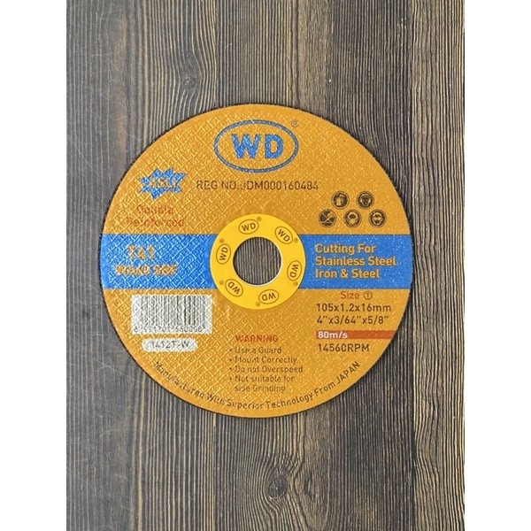 Mata Pisau Gerinda WD / Mata Batu Gurinda WD / Cutting Wheel WD Tipis ASLI