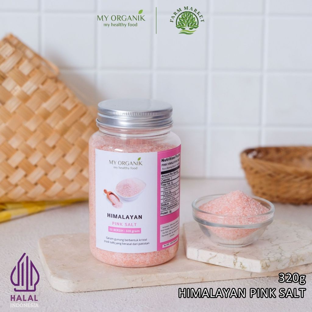 

My Organik Garam Himalaya 320gr Himalayan Salt Bumbu Organik