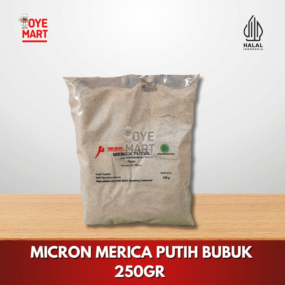 

MICRON MERICA PUTIH BUBUK 250GR