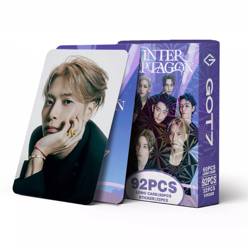 

92 small cards, GOT7 returns, merchandise collections, greeting cards, celebrity support photo cards, stickers, LOMO cards