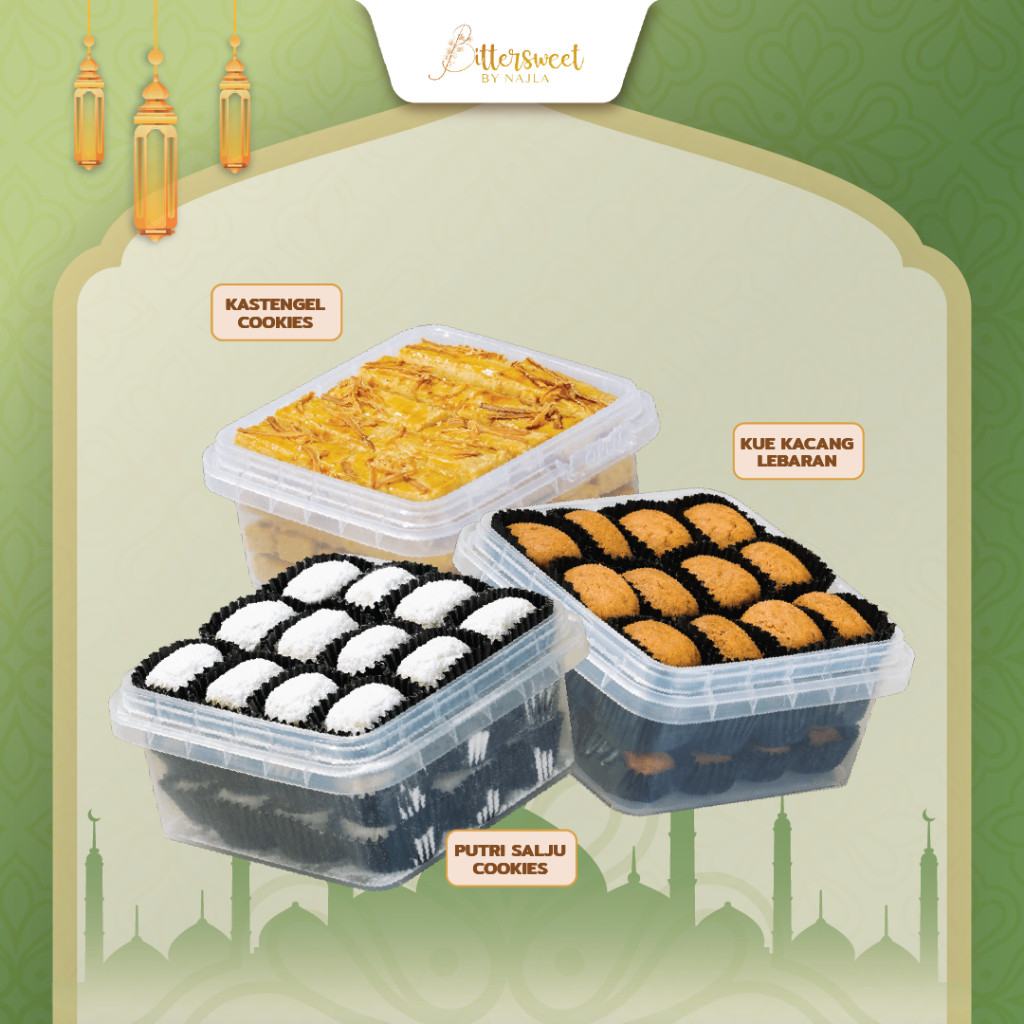 

Bundle 3 Cookies ( Kastangel + Putri Salju + Kue Kacang ) [ Best Price ]