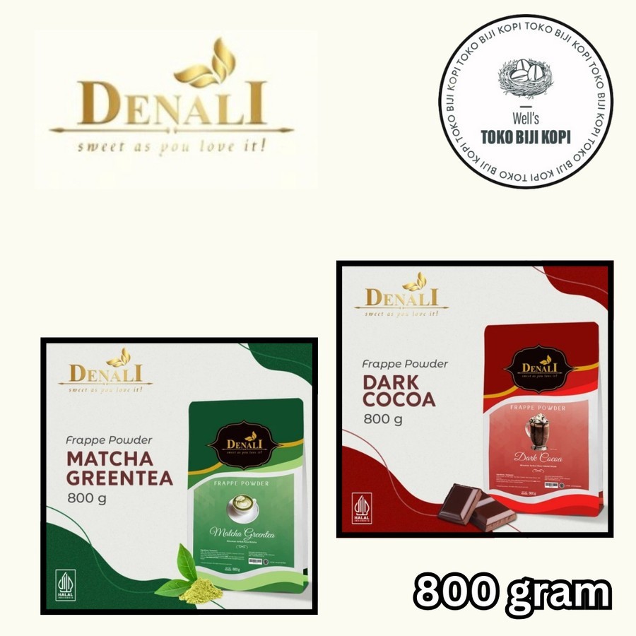 

Denali Frappe Powder / Bubuk Minuman Flavour Merk Denali - 800 gram