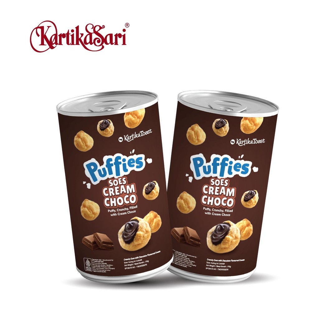 

Promo Bundling Puffies Chocolate Can 124 gr