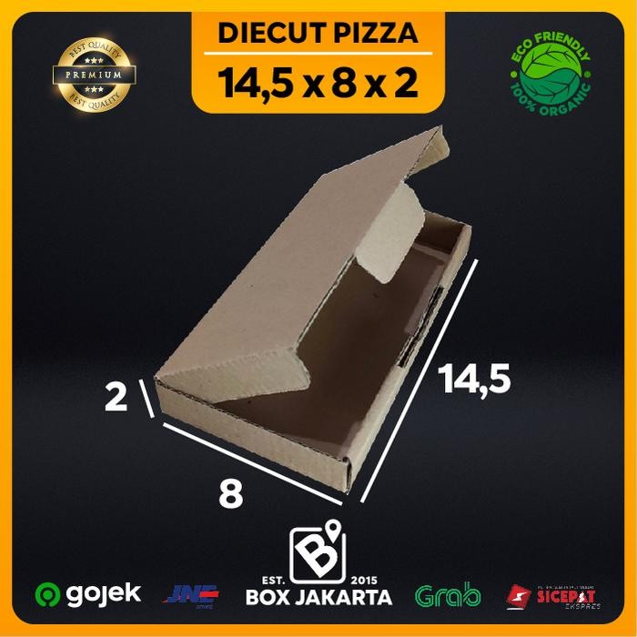 

KARDUS uk 14,5x8x2 CM Diecut Pizza Corrugated Packaging Box