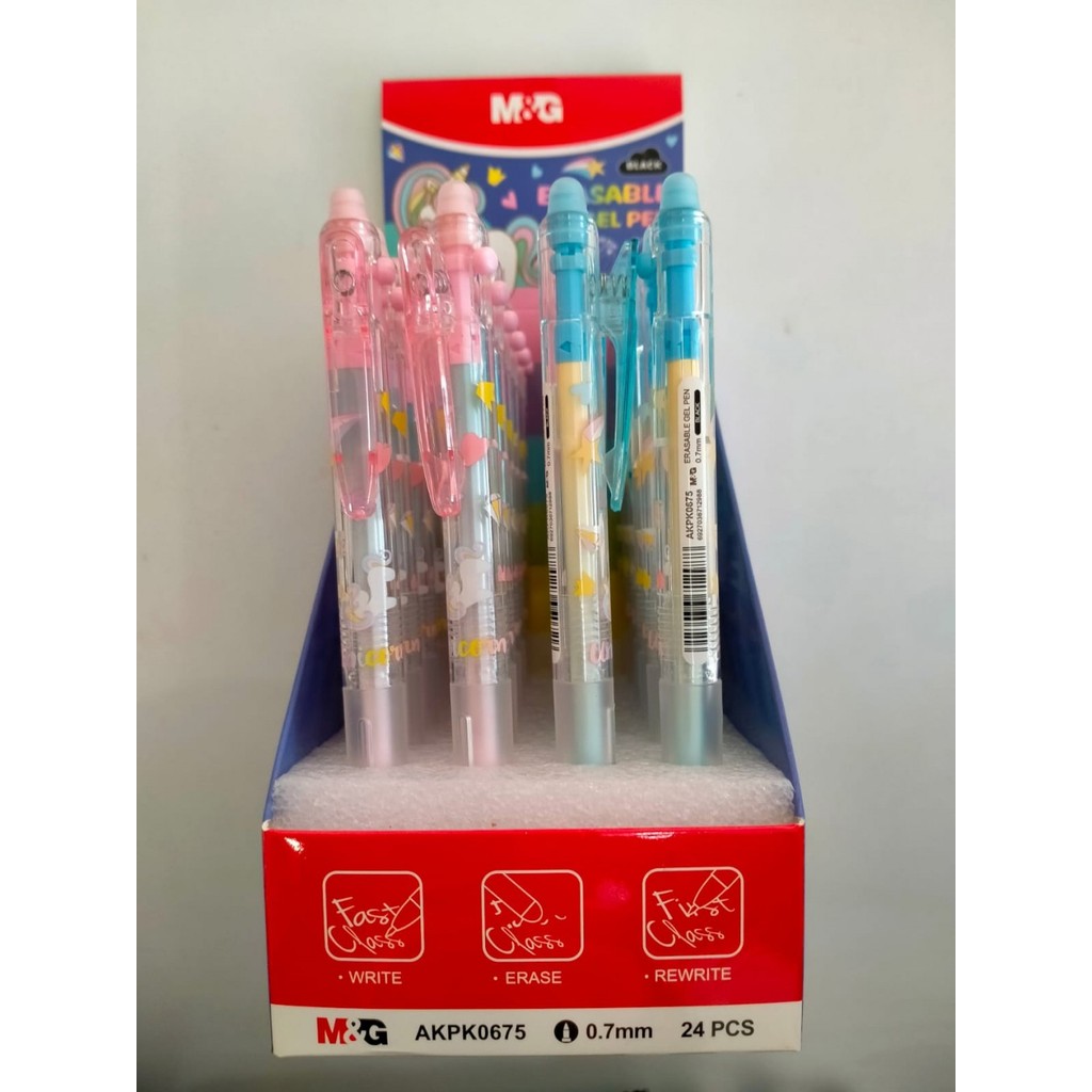 

Pulpen M&G Erasable Gel Pen 0.7 Unicorn