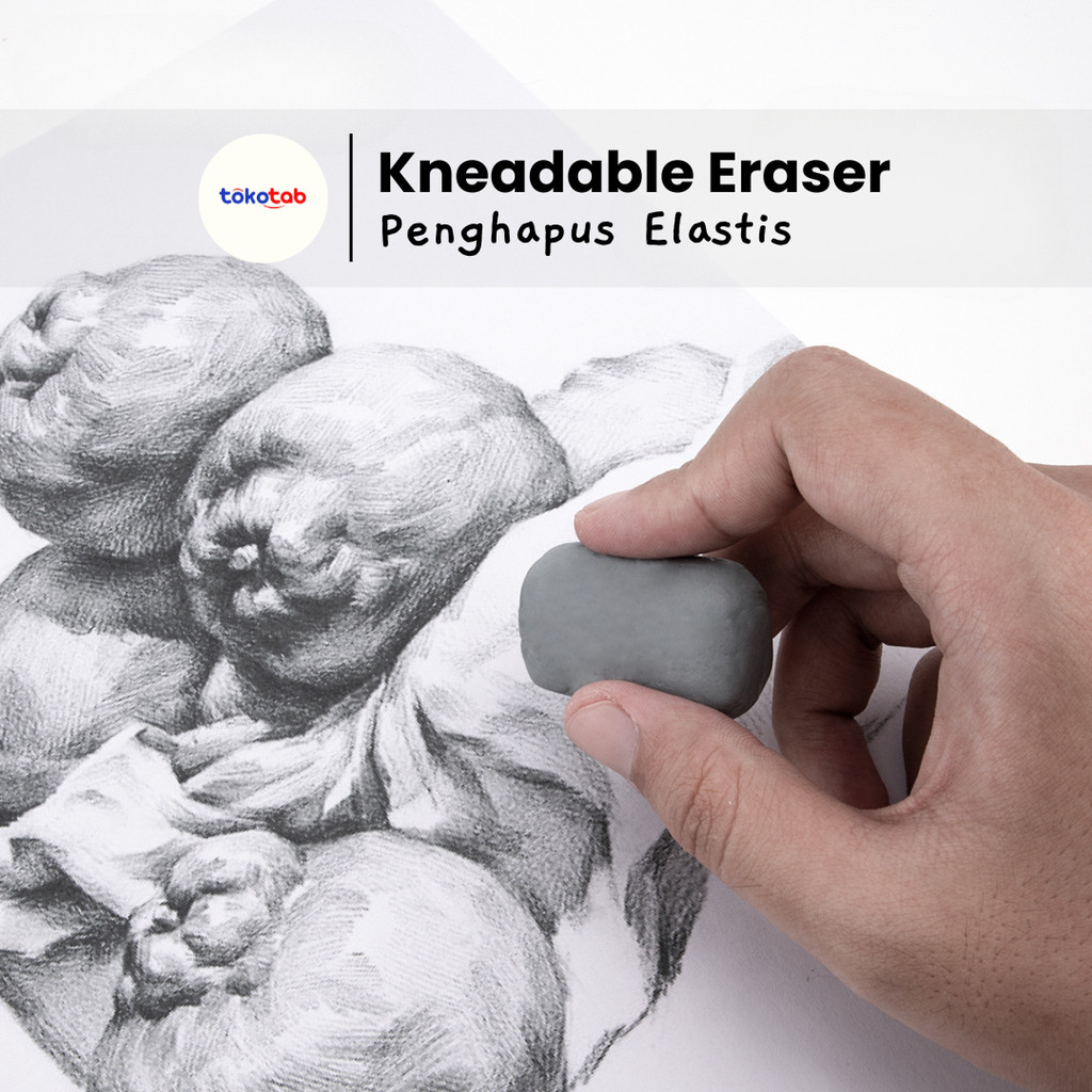 

Tokotab - Penghapus Elastis Kneadable Eraser Knetgummi / Elastic Eraser Bisa Dibentuk, Tanpa Noda School Eraser / Penghapus Bersih Bisa Dibentuk Sesuai Keinginan
