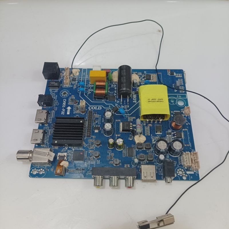 MAINBOARD TV LED SMART ANDROID POLYTRON PLD32CV1869S MB - MOBO - MODUL - MOTHERBOARD MESIN TV LED