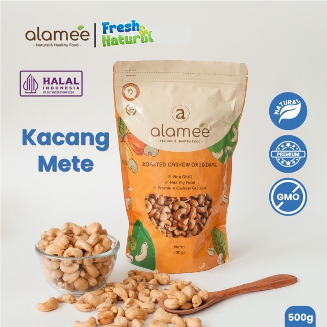 

Kacang Mede Mete Mente Panggang Roast Roasted Cashew Premium Grade A Oven Matang fresh and natural