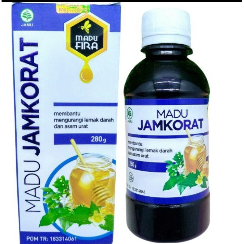 

[BISA COD] Madu JAMKORAT Original 280gr | Madu Obat Asam Urat Dan Kolesterol Herbal