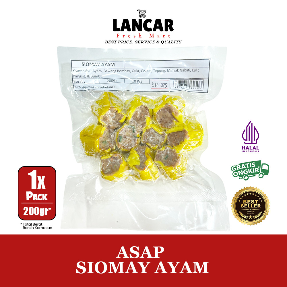 

ASAP SIOMAY AYAM 200 GR / ASAP SIOMAY AYAM 200 GR