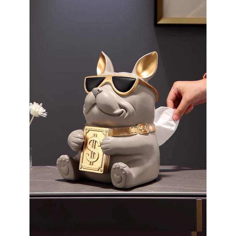 Kotak Tissue Model Dog Dollar/ Tempat Tissue Unik
