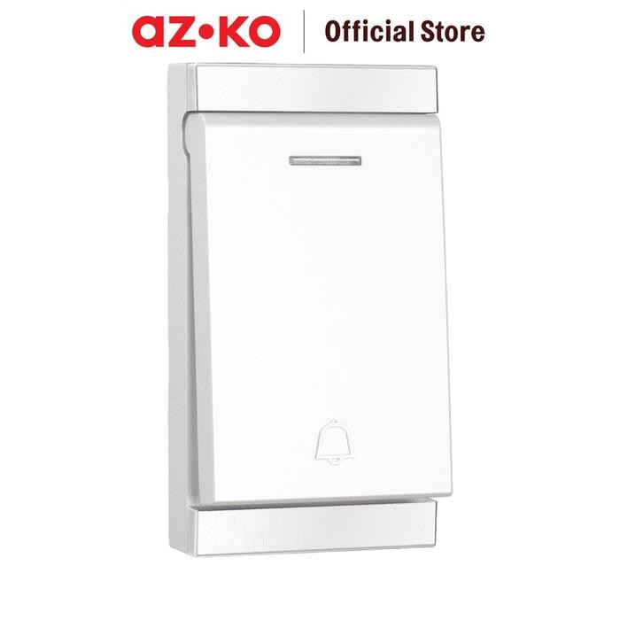 KRISBOW BEL PINTU WIRELESS TWO BELL 581-2 - PUTIH