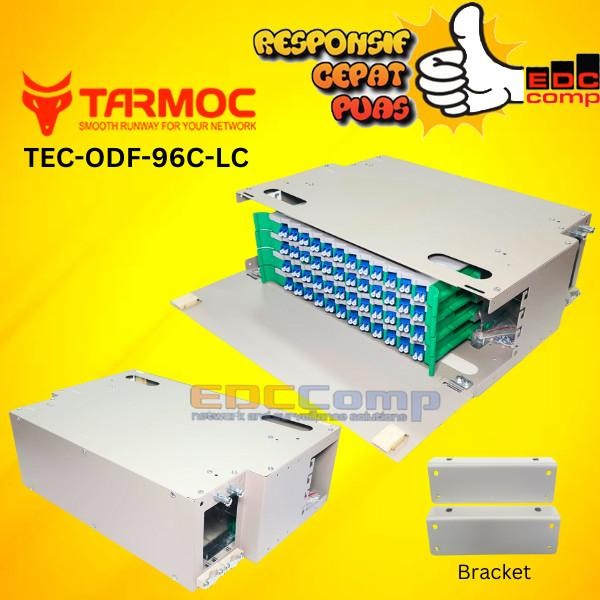 Fiber Optic ODF/OTB 96 Core LC Lengkap Rackmount | ODF 96C LC