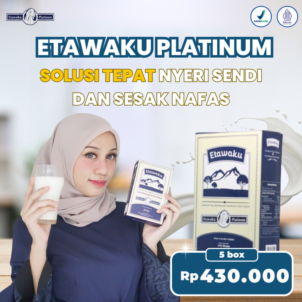 

Etawaku Platinum Susu Kambing Etawa Original 5 Box