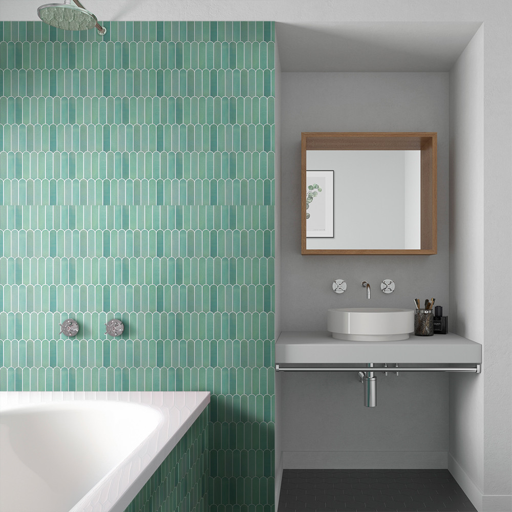 

10Pcs 3D Decorative Peel and Stick Wall Tiles, Self Adhesive Fish Scale Tile Stickers, Matt, Waterproof, Kitchen Backsplashes