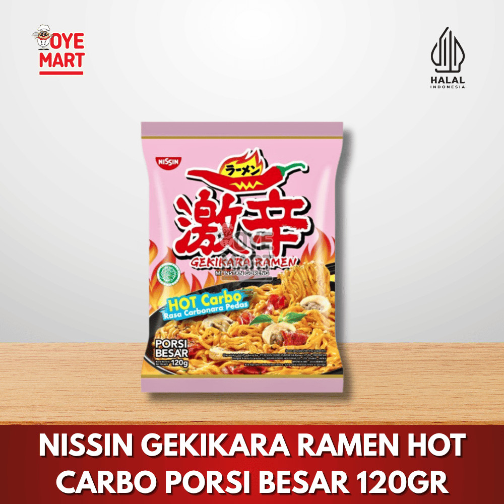 

NISSIN GEKIKARA RAMEN HOT PORSI BESAR 118GR HOT CARBO